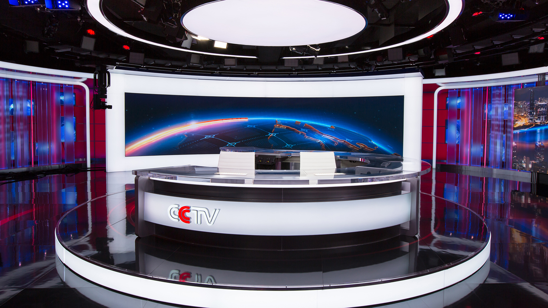 With Glittering New Set Design, CCTV News Takes Aim At The World | Co